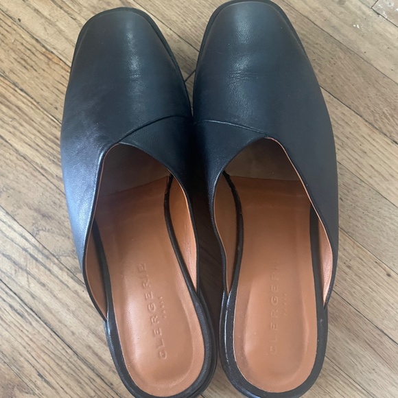 Robert Clergerie Black Platform Mules Size 38 (7) - Picture 3 of 7